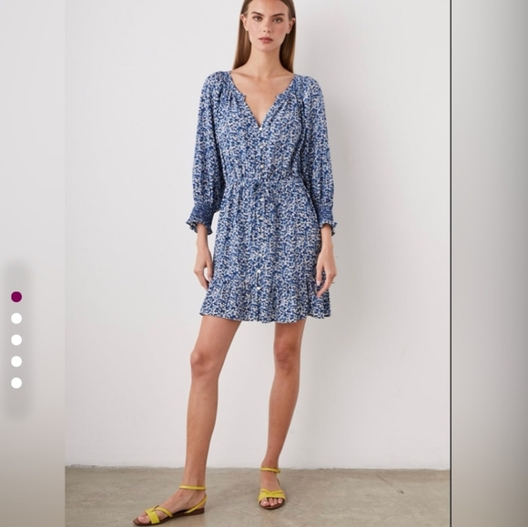 Rails Ditsy Floral Mini Dress- M - Picture 14 of 15